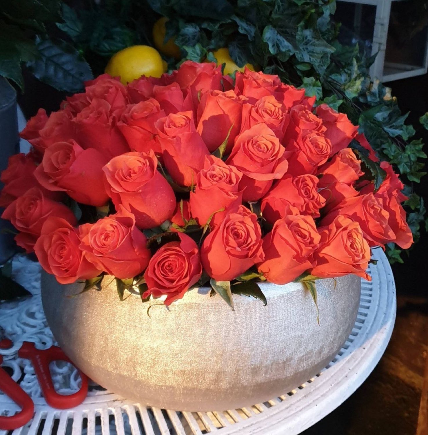 Event floristry by Dancing Orchid, North London florist