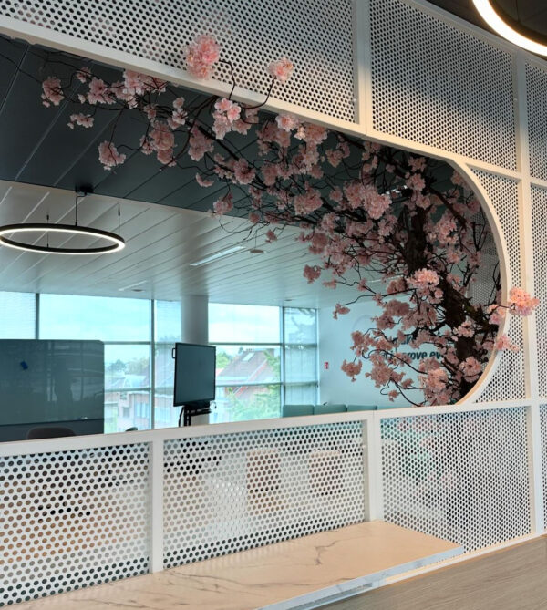 Blossom tree pot flower decoration