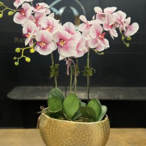 Artificial orchid arrangement